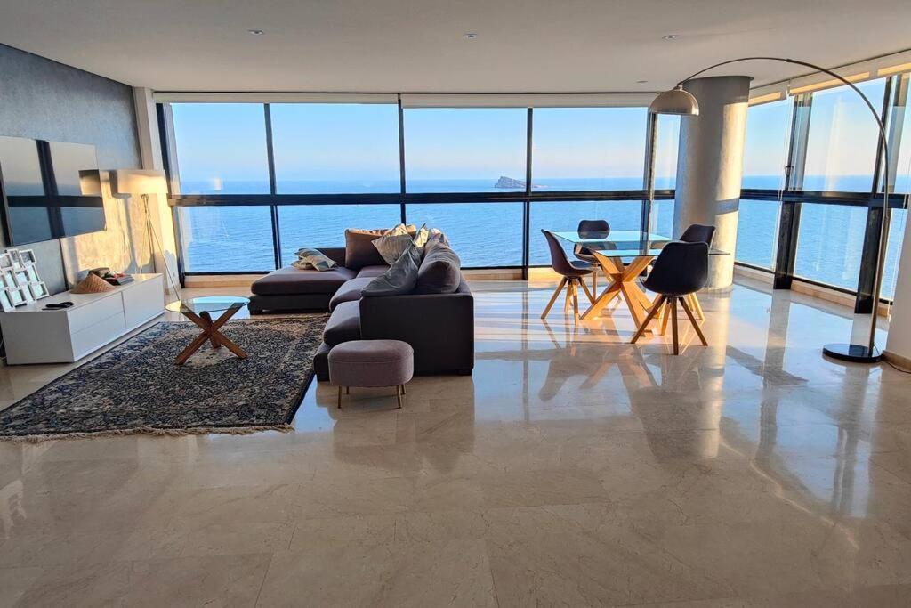 Piso 21 Unico A Pie De Playa En Esquina Apartman Benidorm Kültér fotó